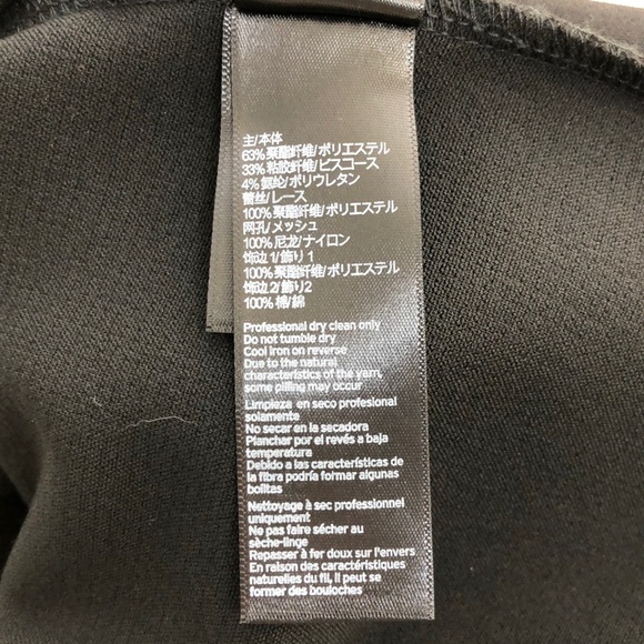 Topshop Black White Lace Top Shorts Romper NWT - Picture 10 of 10